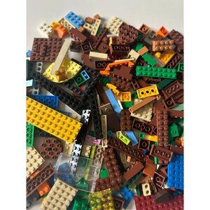 1 lb LEGO Lot – Vintage & Modern Bricks – Mixed Colors Parts Plates – Clean Auth